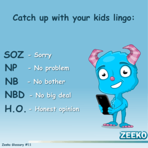 Zeeko internet safety lingo #11