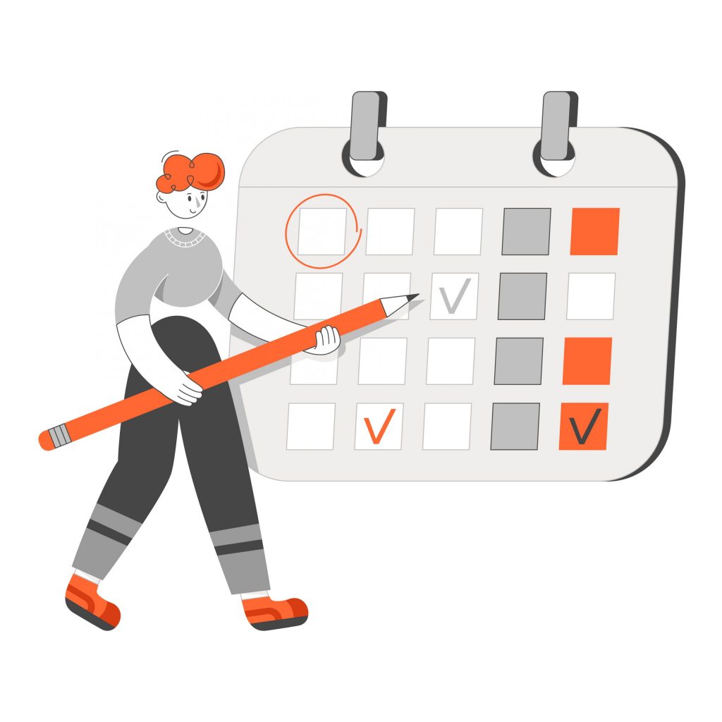Scheduling or media plan