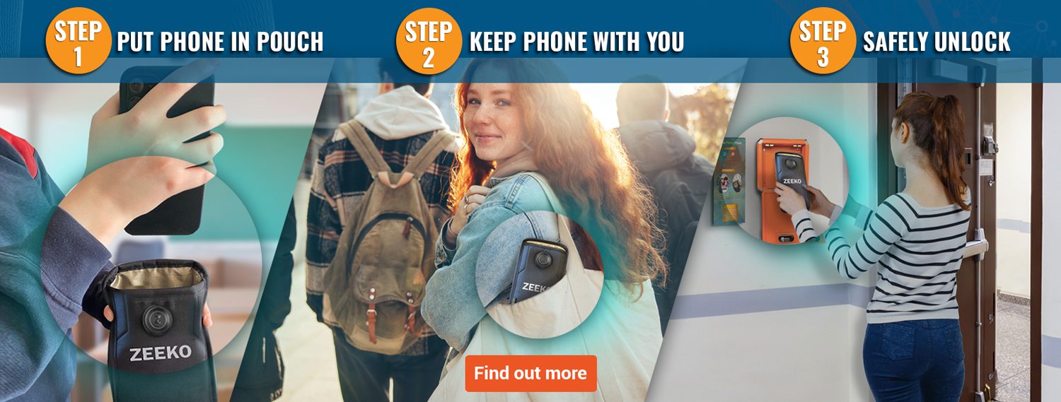 Zeeko Phone Blocking System, How to Use Zeeko Phone Pouch How to use steps