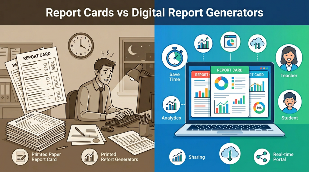 Report Cards vs Digital Report Generators