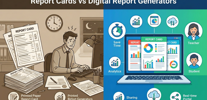 Report Cards vs Digital Report Generators